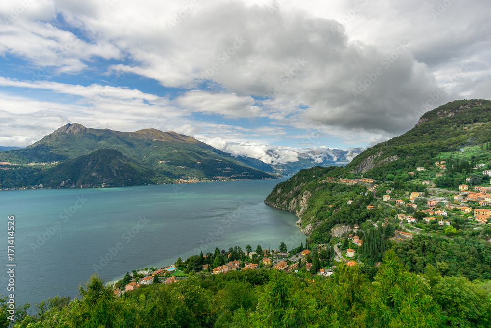 Amazing view over Lake Como, Italy