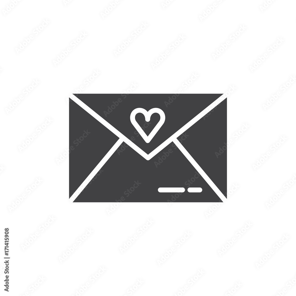 Donation email icon vector, filled flat sign, solid pictogram isolated on white. Charity symbol, logo illustration Donation email icon vector, filled flat sign, solid pictogram isolated on white. Charity symbol, logo illustration