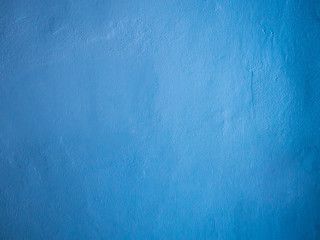 Grunge blue cement wall background texture