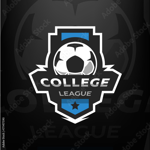 Football logo template.