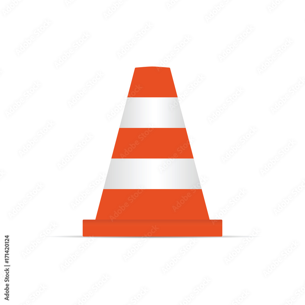 object on construction and road illustration object on construction and road illustration