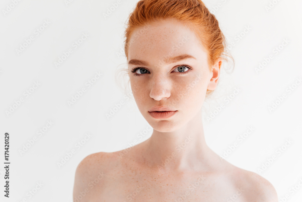 Nude Ginger Woman
