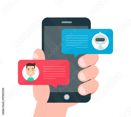 Man person hand chatting on cellphone 