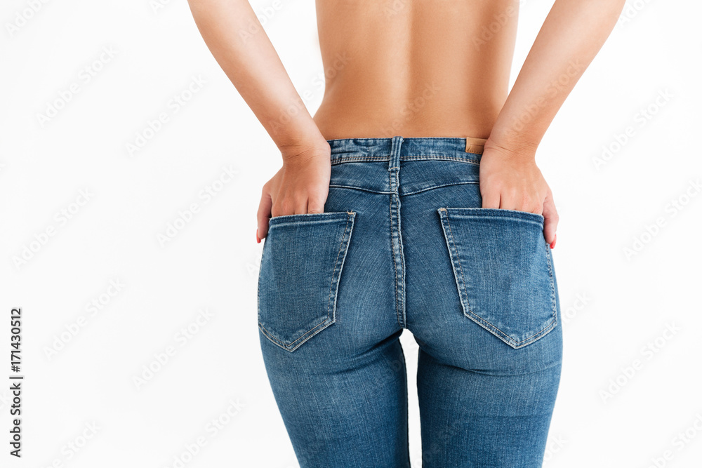 Image of sexy ass in jeans woman Stock Photo | Adobe Stock