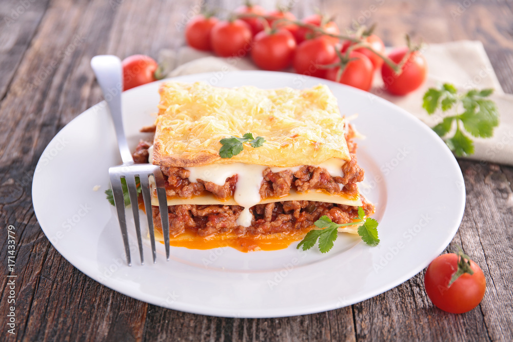 lasagne with meat and sauce lasagne with meat and sauce
