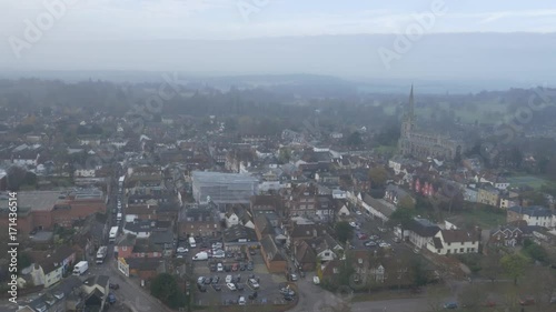 Aerial 2 of Bishops Stortford, Hertfordshire, UK