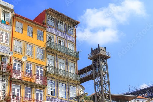 Old houses in Porto downtown 