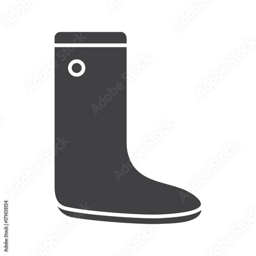 Gumboot glyph icon