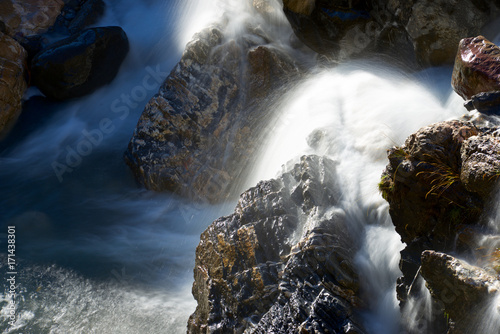 Waterfall in Pyrenees photo