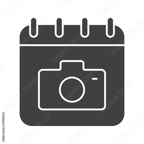 Photographer's Day glyph icon