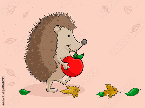 Igel Herbst Comic