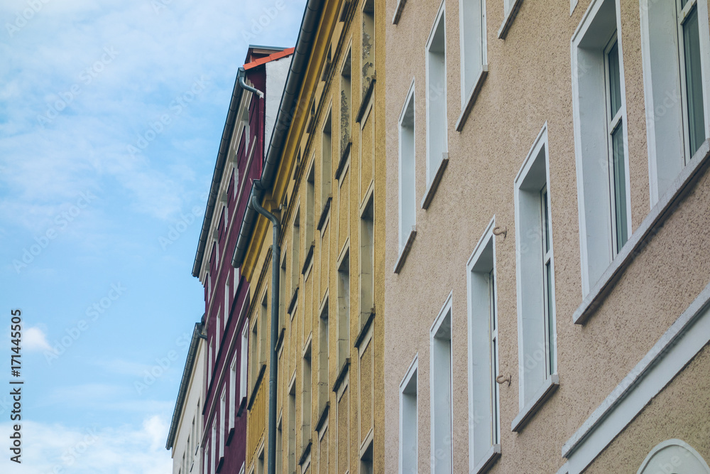 Fototapeta premium colorful houses in a row