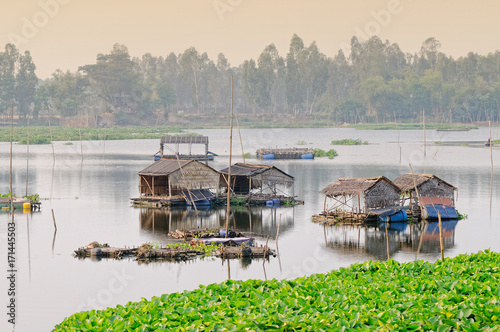 Landscape of Ba Be Lake in Northern Vietnam  photo