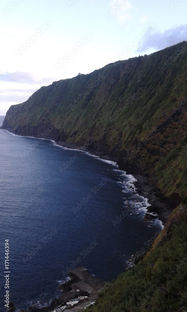 cliff in Açores