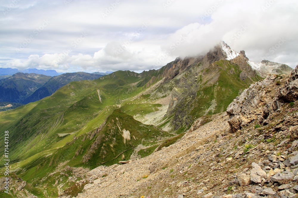paysage du Beaufortain, Savoie, 73