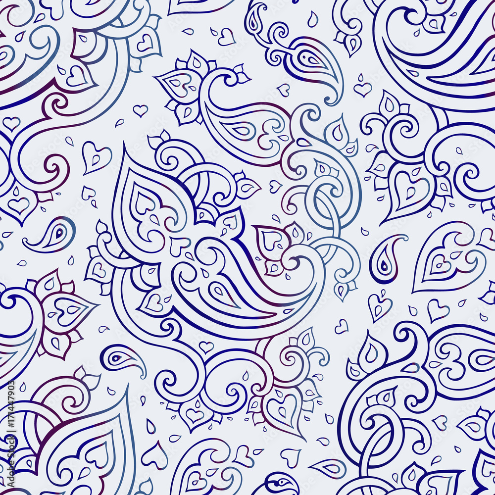 Paisley Ethnic ornament. Paisley Ethnic ornament.