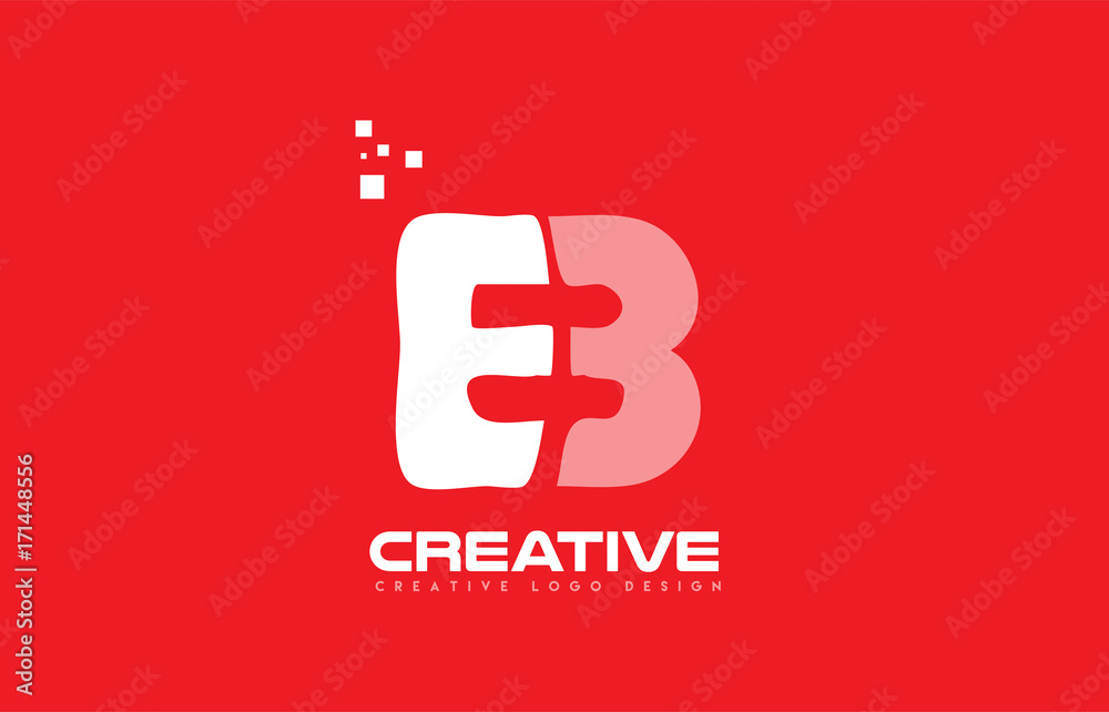 Alphabet letter B red technology white logo company design icon Alphabet letter B red technology white logo company design icon