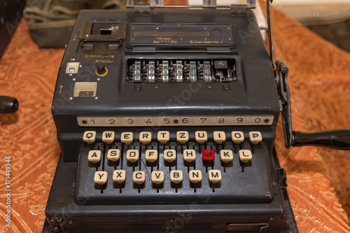 Фотография The Enigma Cipher Machine from World War II