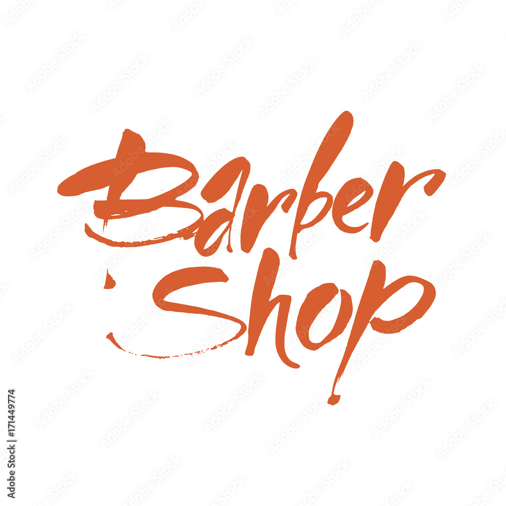 barber shop lettering barber shop lettering