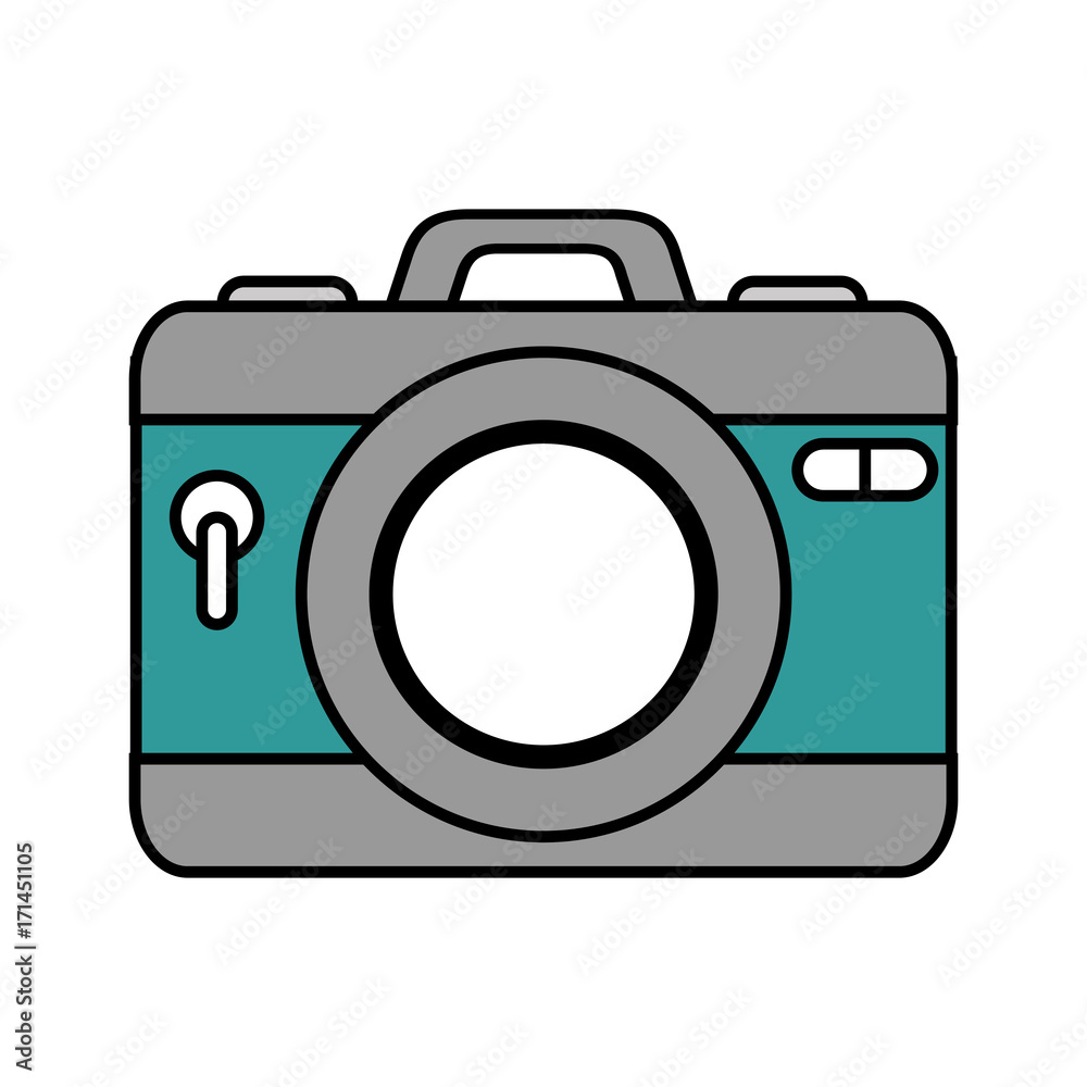 camera photographic isolated icon camera photographic isolated icon