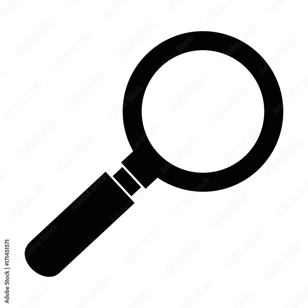 magnifying glass isolated icon magnifying glass isolated icon