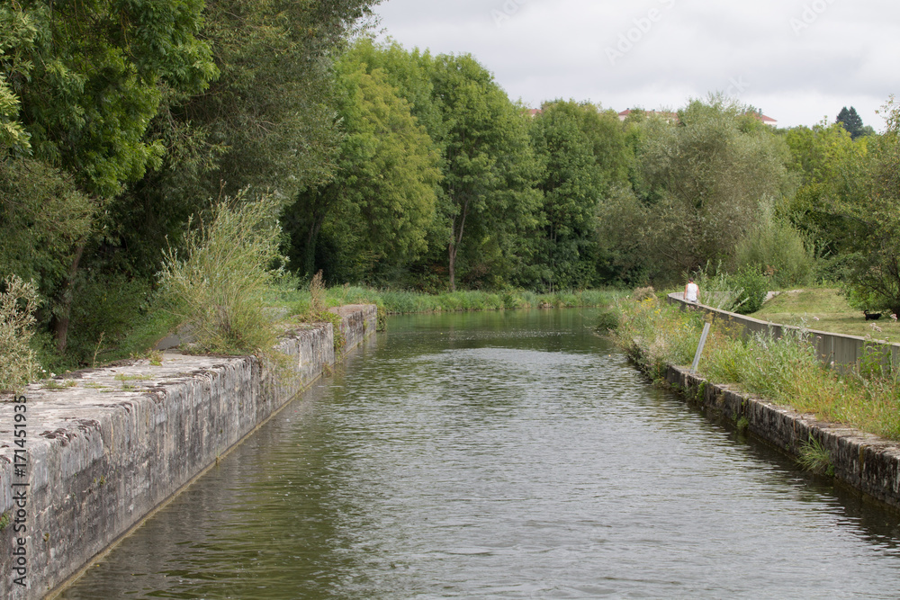 Naklejka premium Canal du Rhône au Rhin