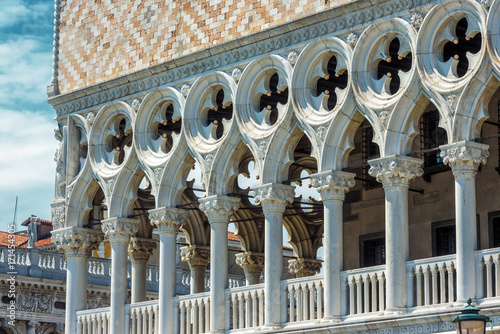 Doge`s Palace, or Palazzo Ducale, in Venice photo