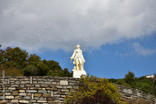 Tableau sur toile Hommage à Pascal Paoli à Morosaglia en Corse