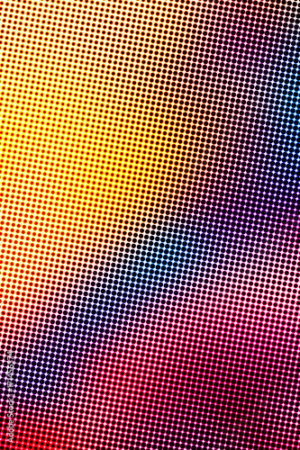 Abstract color halftone pattern background.
