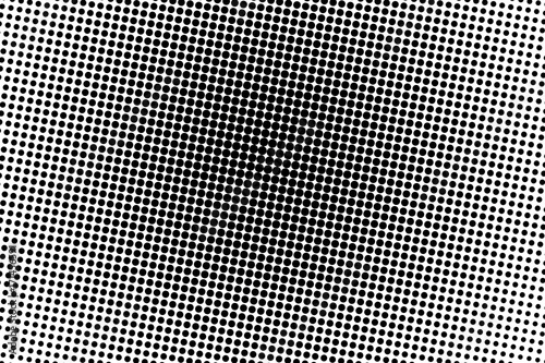 Abstract monochrome halftone pattern background.