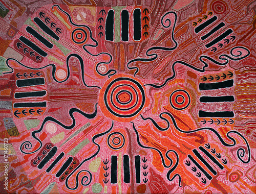 aboriginal style - dot painting