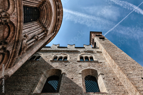 Konstfotografi detail of the apse of a cathedral