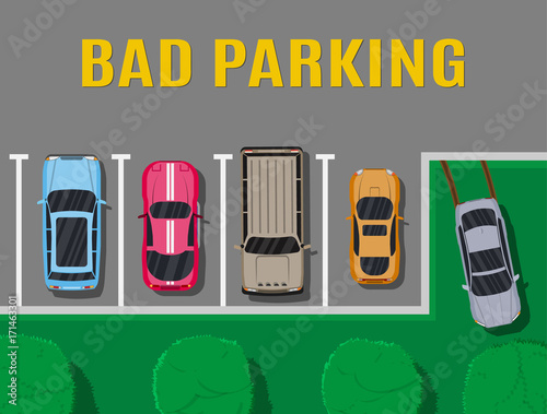 Bad or wrong car parking.