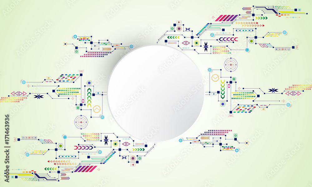 Vector abstract technology concept. Vector abstract technology concept.