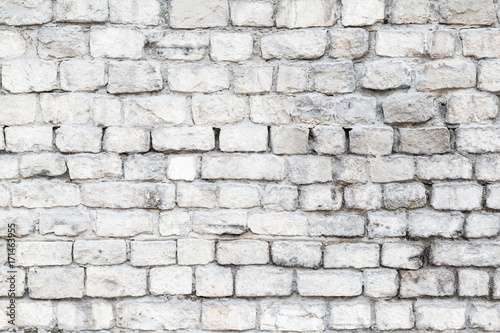The old stone walls. The brick wall of the house. Grey textured background. Abstraction.