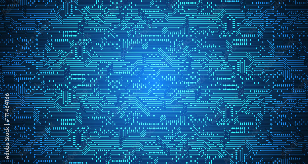 Obraz premium Vector abstract background technology circuit design.