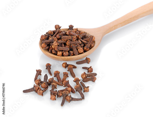 Wallpaper Mural dry clove on white background Torontodigital.ca