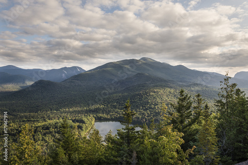 Adirondack Mountains and Heart Lake photo