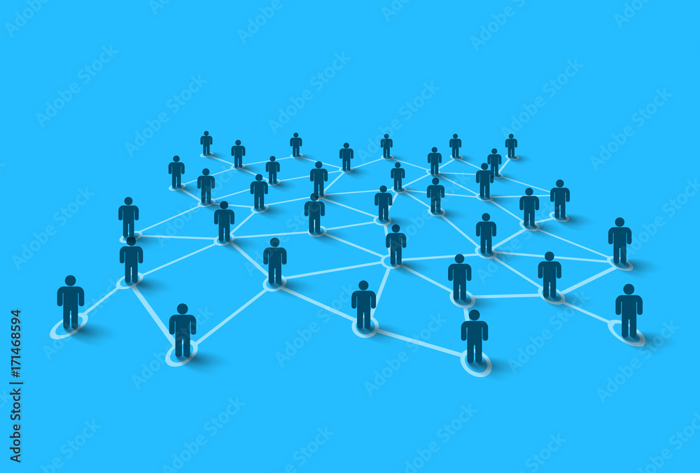 Connecting people. Social network concept. Connecting people. Social network concept.