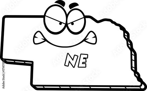 Cartoon Angry Nebraska