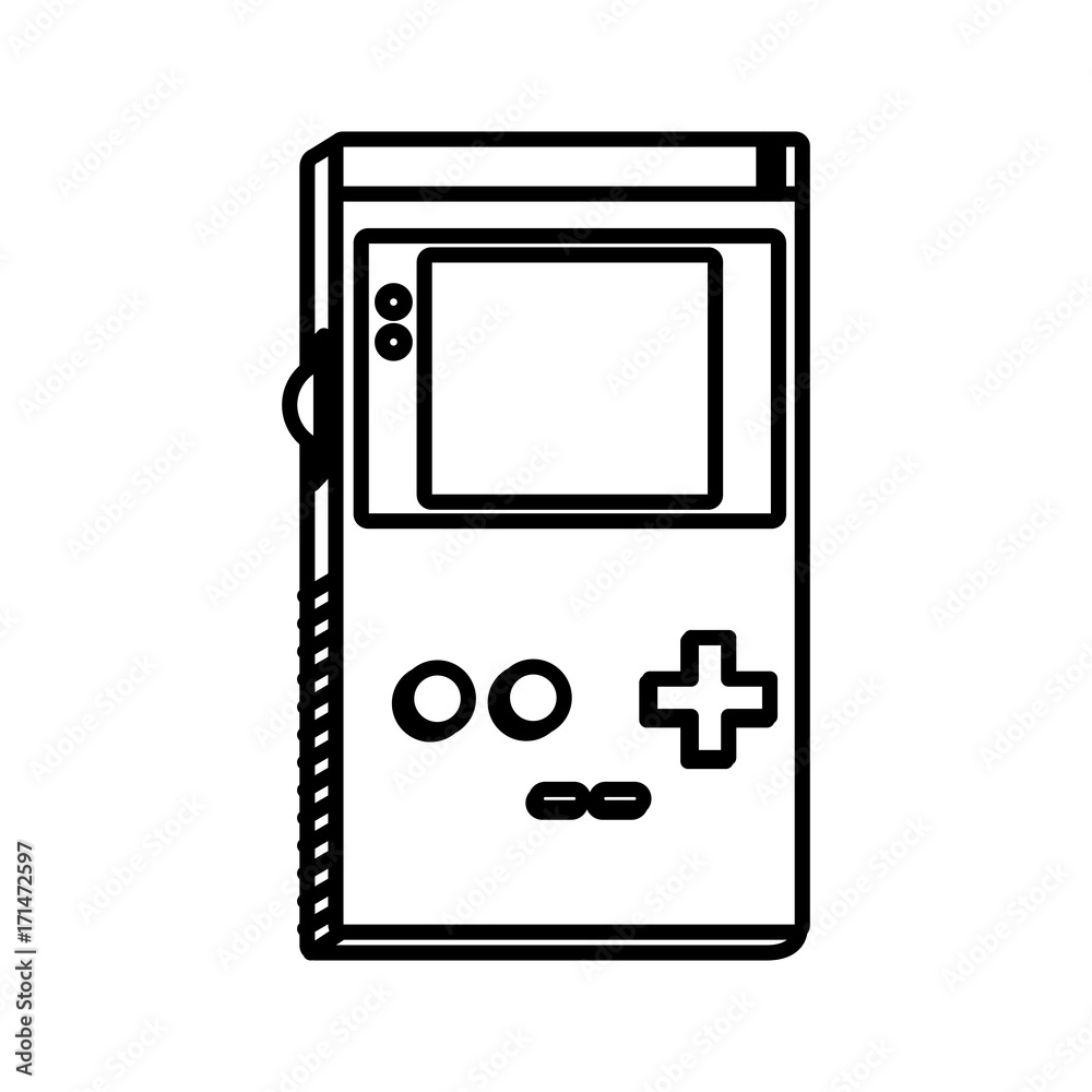 Console gamepad console icon vector illustration graphic design