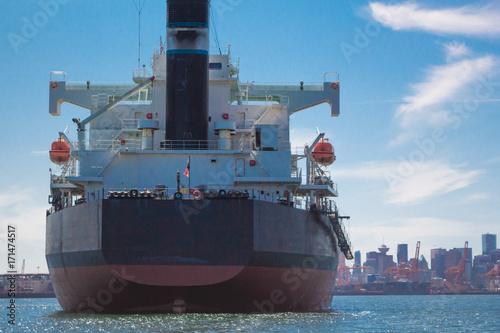 Photo of big cargo ship