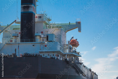 Photo of big cargo ship