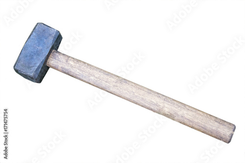 Photos Large hammer - sledge hammer isolated on white background