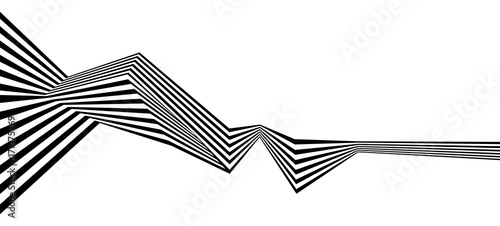 black and white stripe line pattern abstract graphic