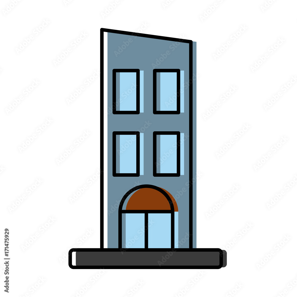 Building tower isolated icon vector illustration graphic design Building tower isolated icon vector illustration graphic design