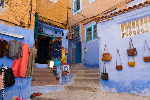 stairs in chefchaouen © Nikolai Link