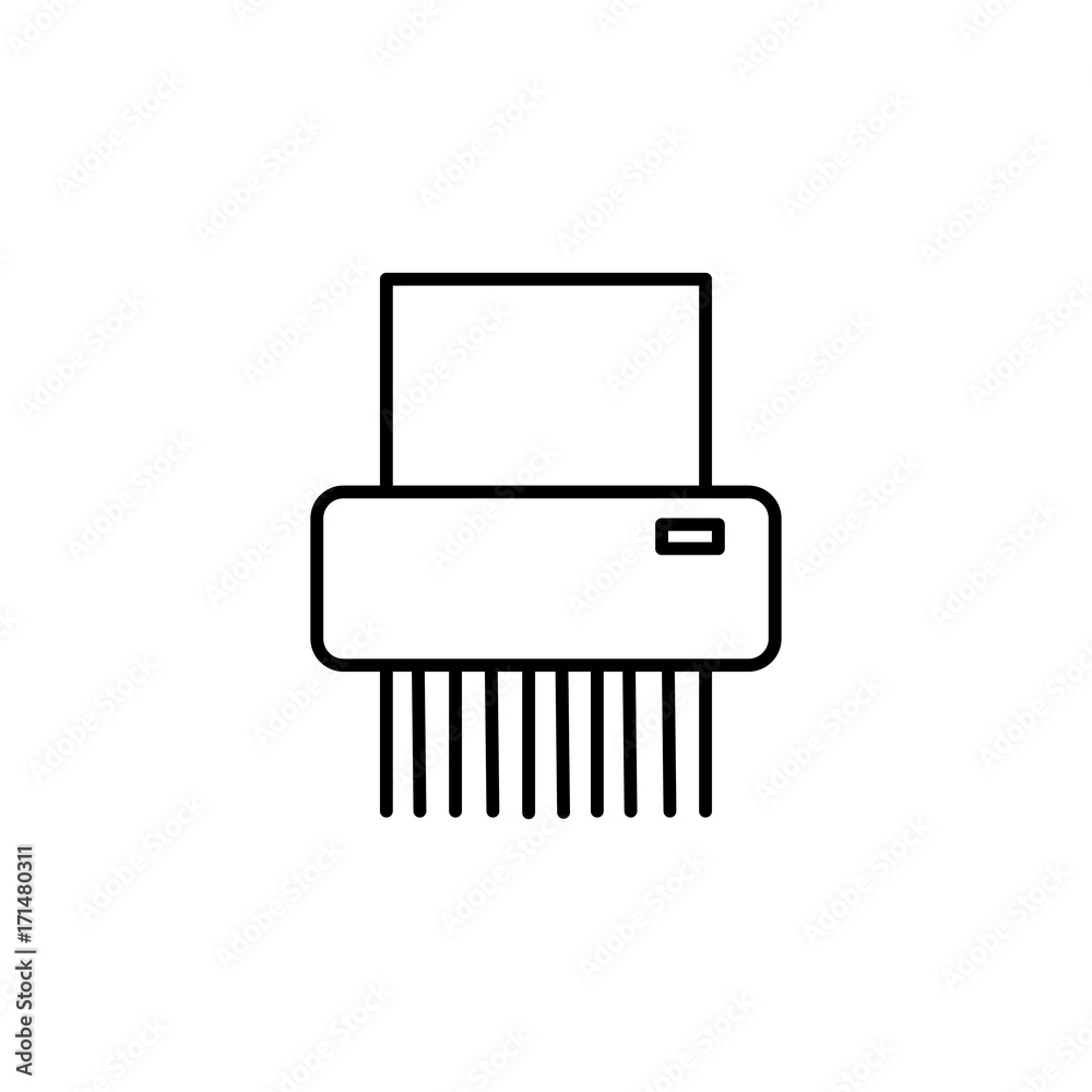 paper shredder icon