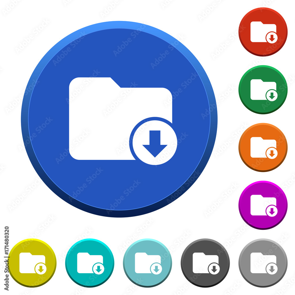Move down directory beveled buttons