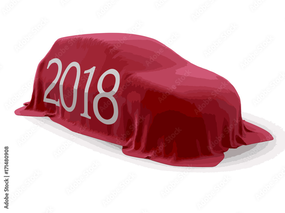 2018 car. Image with clipping path 2018 car. Image with clipping path